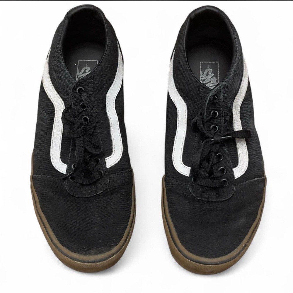 Vans Black and White Sneakers for Men